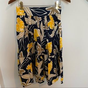 Zara | Tiered A line Midi Skirt